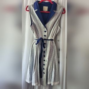 Modcloth summer dress white eyelet size XL